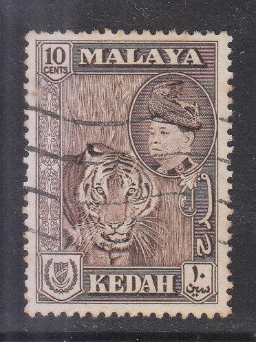 Malaya Kedah 1957 Sc 88 10c Used