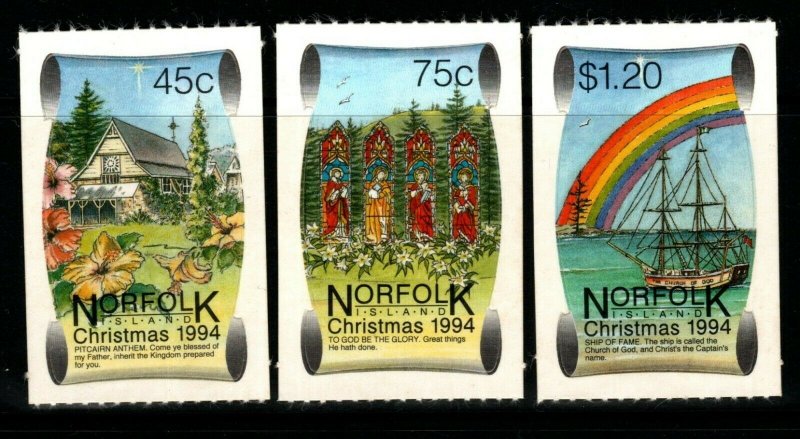 NORFOLK ISLAND SG580/2 1994 CHRISTMAS MNH