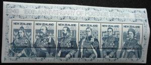 New Zealand #1003 Souvenir Sheet of 6 SCV $5.75 L6