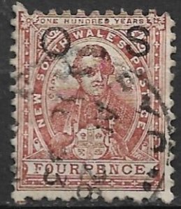 1888 New South Wales O26 4d Official used