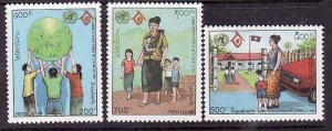 Laos-Sc#1184-6- id6-unused NH set-Year of the Family-1994-