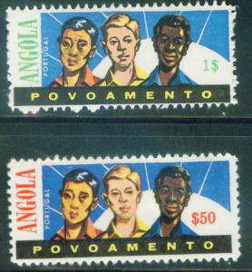 Angola  Scott RA 17-8 MNH** Postal Tax set 1962