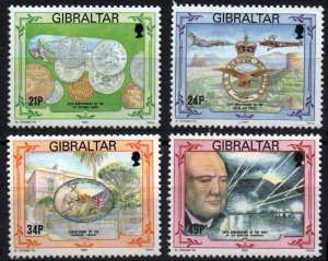 Gibraltar # 645 - 648 MNH