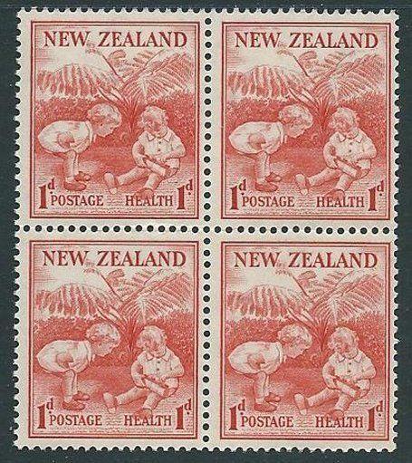 NEW ZEALAND 1938 Health block of 4 MNH - SG cat £34........................60305