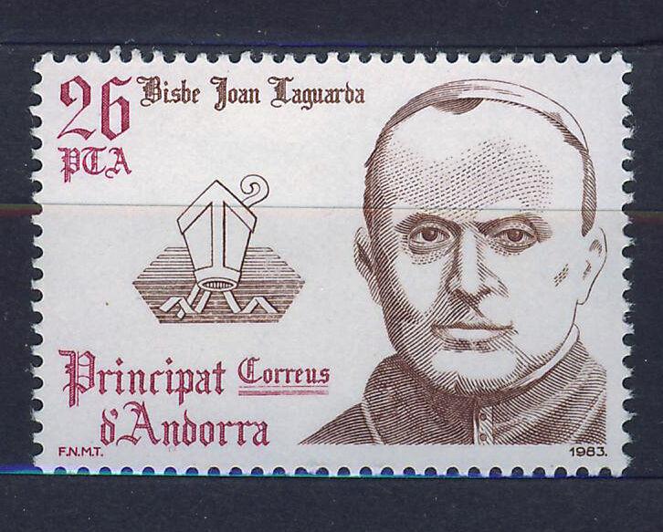 ANDORRA SPANISH 1983 MNH SC.159 J.Laguarda,bishop