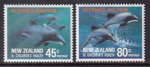 New Zealand B139-B140 Dolphins MNH VF