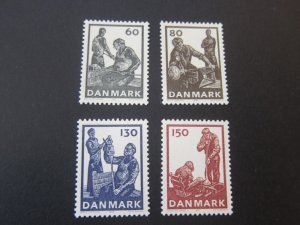 Denmark 1976 Sc 593-96 set MH