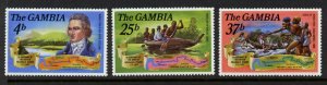 Gambia 270-2 MNH Mungo Park, Explorer