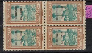 French Inini SC J2 Block of 4 Light Tone Spots MOG (4etu)