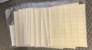 941  Tennessee Statehood Lot of 10 1/2 sheets  MNH 3 c Sheet of 50    1946