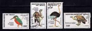 Mali stamps #C512 - 515, used, topical, Birds, CV $6.05