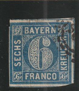 Bavaria  Scott#  11  Used