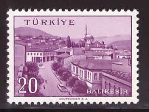 TURKEY Scott 1322 MNH** 32.5x22mm stamp