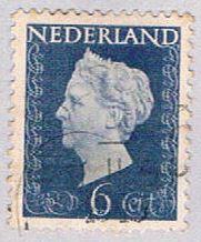 Netherlands 301 Used Queen Wilhelmina 1953 (BP32433)