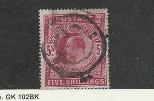 Great Britain, Postage Stamp, #140 Used, 1902