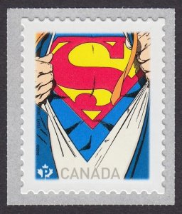 QP Coil stamp = SUPERMAN = Comics = MNH CANADA 2013 #2678i