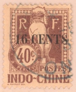 Indochina, Scott #J25, Used
