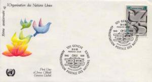 United Nations Geneva, First Day Cover