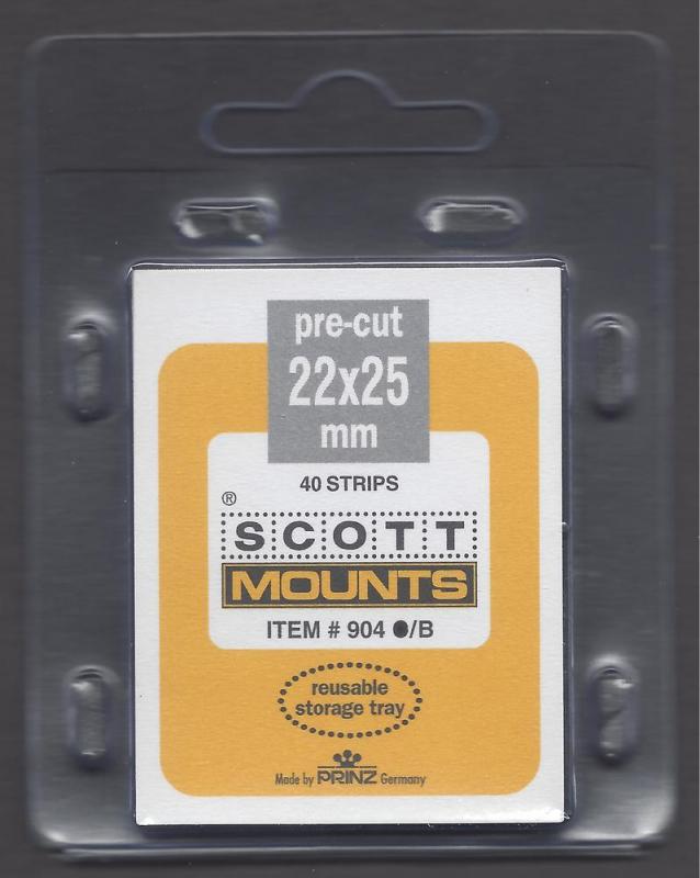 Scott/Prinz Mounts 22x25 Package of 40