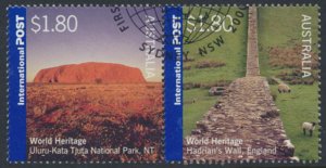 Australia   SC#  2376a  SG 2508a Used World Heritage with fdc  see details & ...