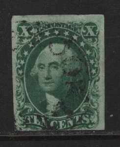 15 F-VF used light cancel with nice color cv $ 150 ! see pic !