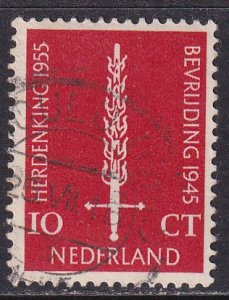 Netherlands (1955) #367 used
