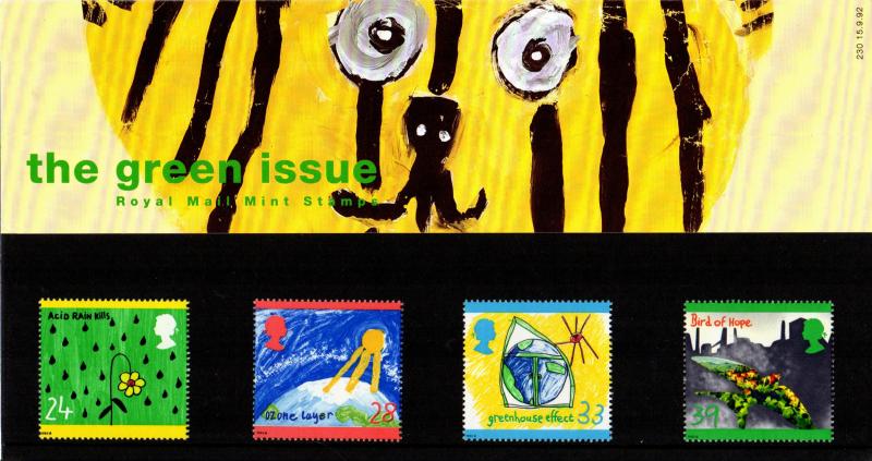 PRESENTATION PACK PP200 1992 - THE GREEN ISSUE (printed no.230)