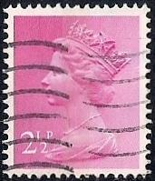 Great Britain #626 2 1/2P Queen Elizabeth 2, Stamp used VF