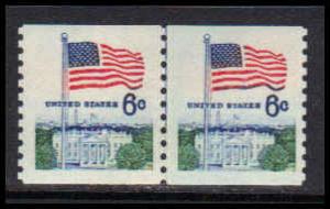 1338A Very Fine MNH Pair With Line W1656