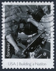 U.S. #4801a Used (Airplane Mechanic, Photo by Lewis Hine)