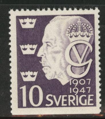 SWEDEN Scott 389 MNH** 1947 stamp