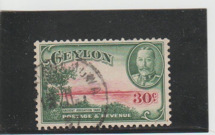 Ceylon  Scott#  272  Used  (1935 Ancient Reservoir)