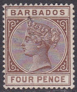 Barbados Sc #65 Used VF; Mi #37