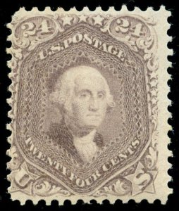 momen: US Stamps #78 Mint OG NH SCARCE WEISS Cert