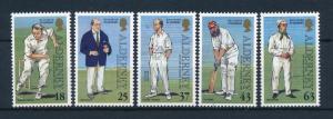 [58232] Alderney 1997 Cricket Players MNH