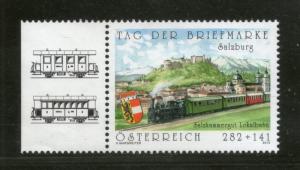 Austia 2013 Locomotive Railway Train Transport Day of the Stamp 1v MNH # 1743