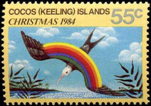 Cocos Islands #122-124, Complete Set(3), Never Hinged