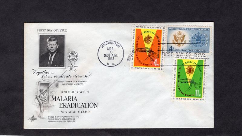 1194 Malaria Eradication, FDC, ArtCraft