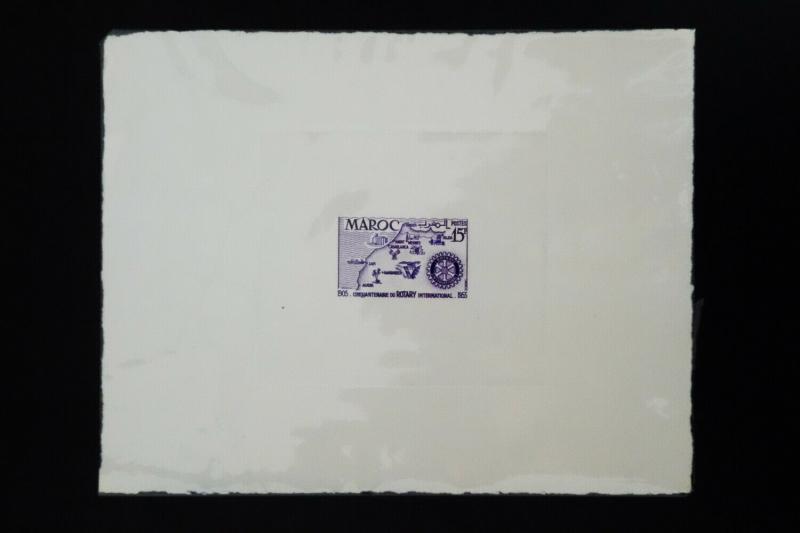 French Morocco #309 Color Die Proof Stamp