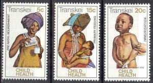 Transkei RSA 1979 Child Aid Set of 3 MNH