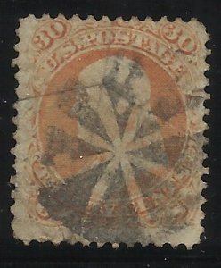 71 Used 30c F/VF Centering