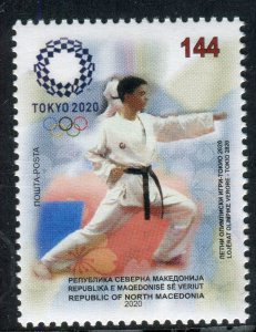 219 - NORTH MACEDONIA 2020 - Olympic Games - Tokyo, Japan - Karate - MNH