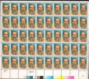 US #2371 Mint Sheet James Weldon Johnson black heritage