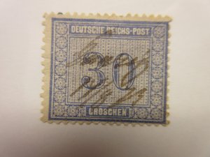 GERMANY Scott  13  USED Pen Cancel  Lot-10*1  Cat $540