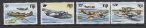 Fiji 454-457 MNH 1981 Aircraft