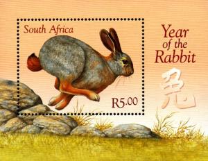 South Africa - 1999 Year of the Rabbit MS MNH** SG MS1111