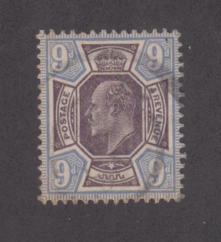 Great Britain Sc 136 used 1902 9p KEVII, F-VF