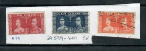 NEW ZEALAND 1937 CORONATION SET USED