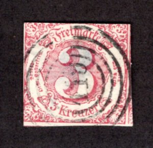 THURN & TAXIS #53 Used *Minor Fault* ~jm-3294