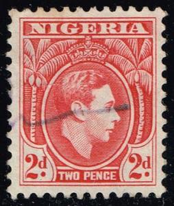 Nigeria #66a King George VI; Used (0.70)